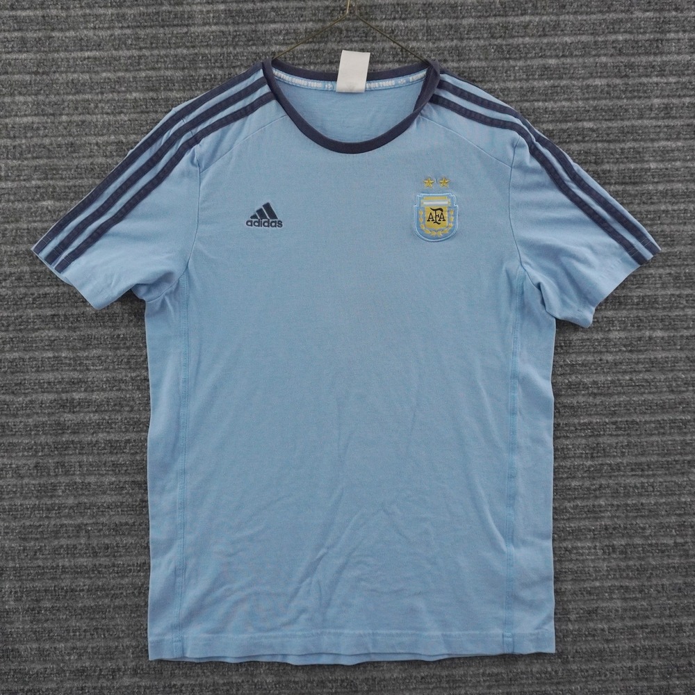 Adidas Argentina Messi 10 Soccer Jersey Youth XL Blue AFA Shirt